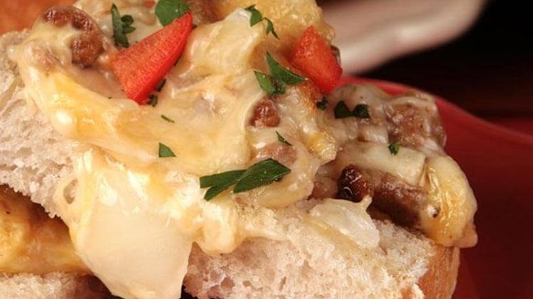 Sausage Stuffed Bread Bowl