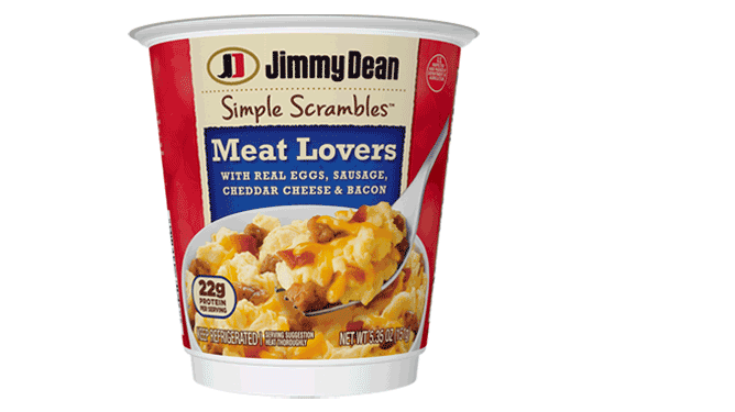 Jimmy Dean Breakfast Cup: Meat Lovers Simple Scrambles