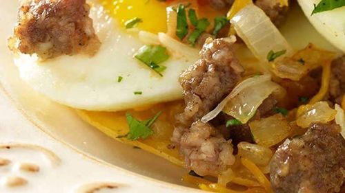 Sausage & Egg Tostada