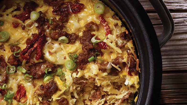 Slow Cooker Sausage and Egg Casserole – Kalyn's Kitchen