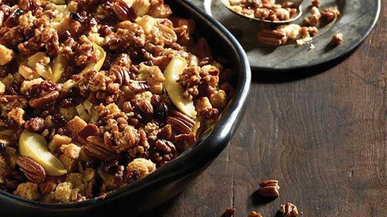 Maple Sausage Fruit and Nut Stuffing Recipe Jimmy Dean