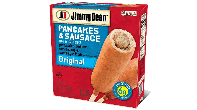 Jimmy Dean Frozen Pancakes and Sausage on a Stick