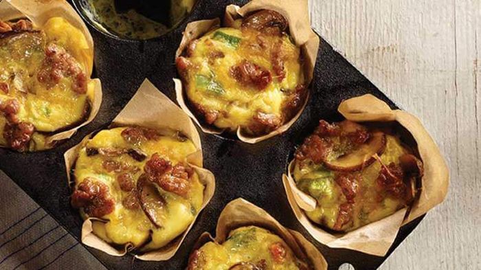 Mini Sausage Quiche