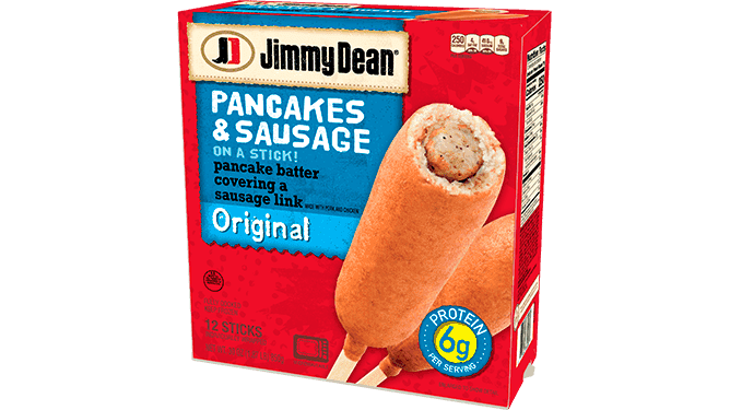 Jimmy Dean Original Pancakes & Sausage On a Stick!