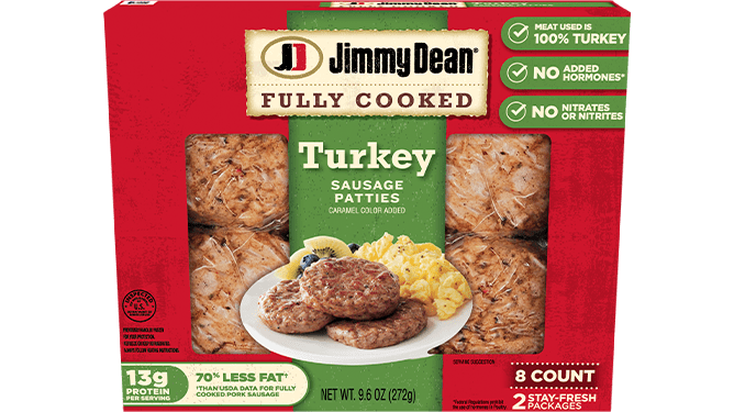 Jimmy Dean Fully Cooked Turkey Sausage Patties