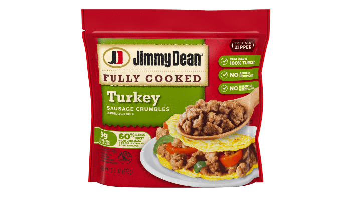 Jimmy Dean Sausage Crumbles: Fully Cooked Turkey Sausage