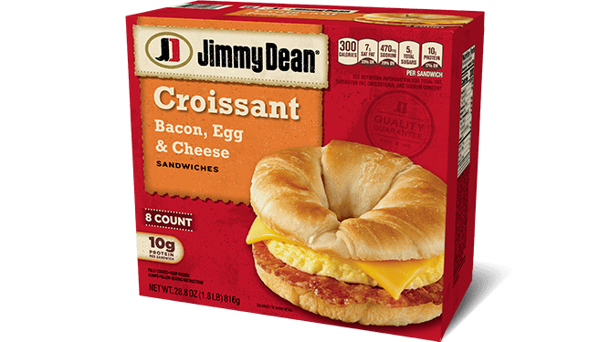 Bacon, Egg & Cheese Croissant Breakfast Sandwich