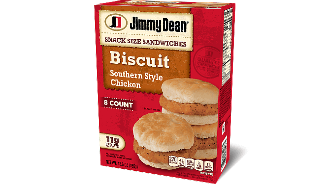 Jimmy Dean Southern Style Chicken Biscuit Snack Size Sandwiches
