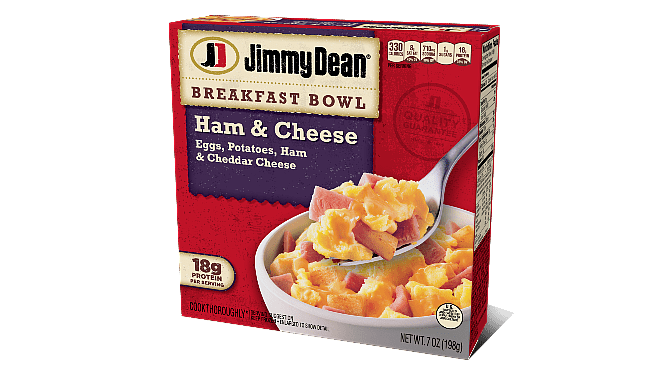 Jimmy Dean Ham & Cheese Breakfast Bowl