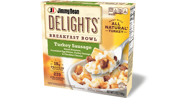 Delights Turkey Sausage Breakfast Bowl